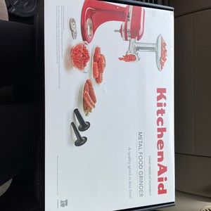 KitchenAid Metal Food Grinder Stand Mixer Attachment